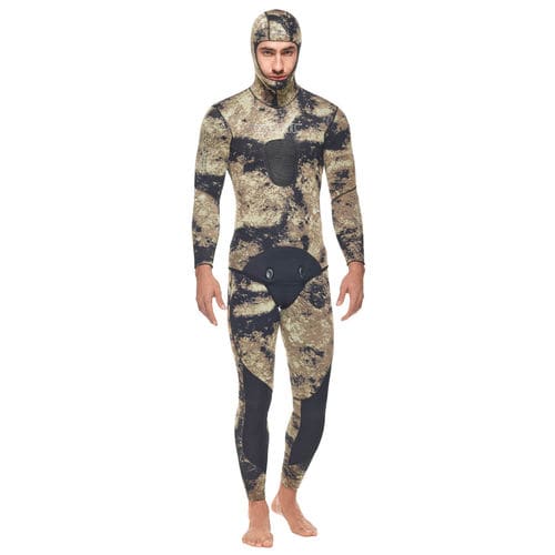 Combinaison en néoprène de chasse sous-marine - MURENA - Seac sub - à manches longues / à cagoule / deux pièces