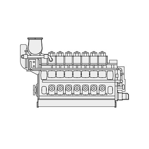 Moteur in-bord - L+V32/40 - MAN Energy Solutions - Marine - de propulsion / diesel / pour navire