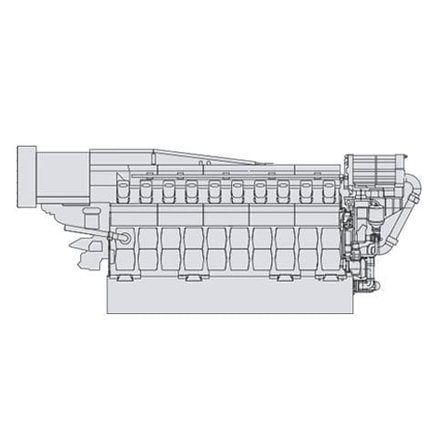 Moteur in-bord - Pielstick PA6B STC - MAN Energy Solutions - Marine - de propulsion / diesel / pour navire