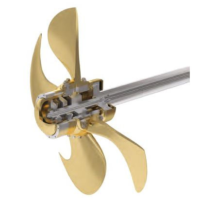 Hélice pour navire - MAN Energy Solutions - Marine - à pas variable / ligne d'arbre / 4 pales