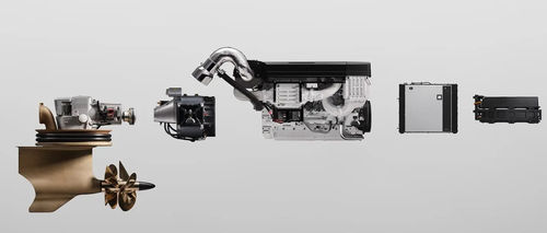 Système de propulsion marin - D13 series - Volvo Penta - pour yacht / hybride