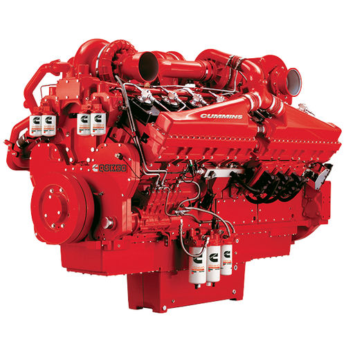 Moteur in-bord - QSK50 - Cummins Marine - de propulsion / auxiliaire / diesel