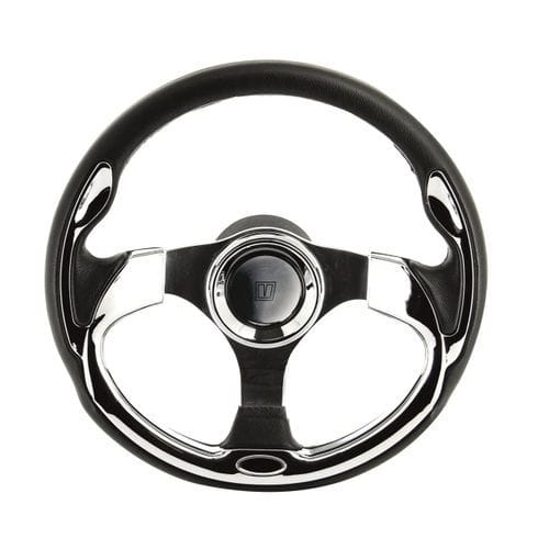 Volant enduit polyuréthane pour bateau à moteur - SWARG32 - VETUS - habillage cuir / en aluminium / en bois