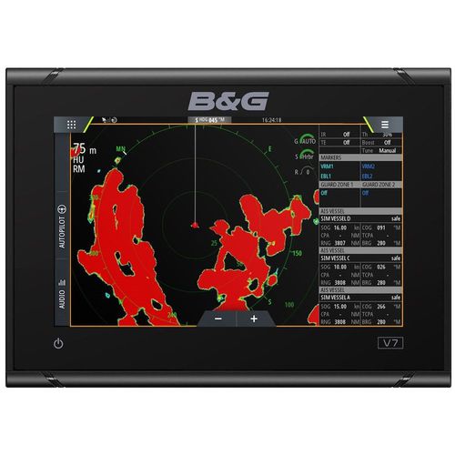 Instrument multifonction lecteur de cartes - Vulcan  - B & G - GPS / pour voilier de course / couleur