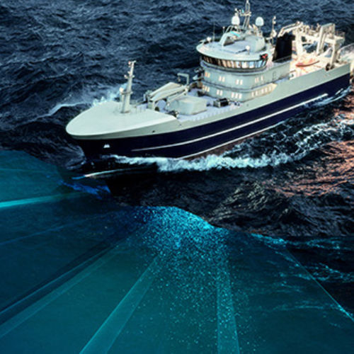 Sonar pour navire - SN90 - Simrad - à balayage latéral / électronique