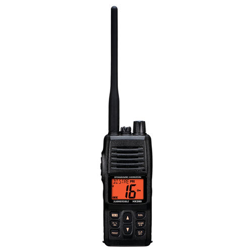 Radio marine - HX380 - Standard horizon - portable / VHF / submersible