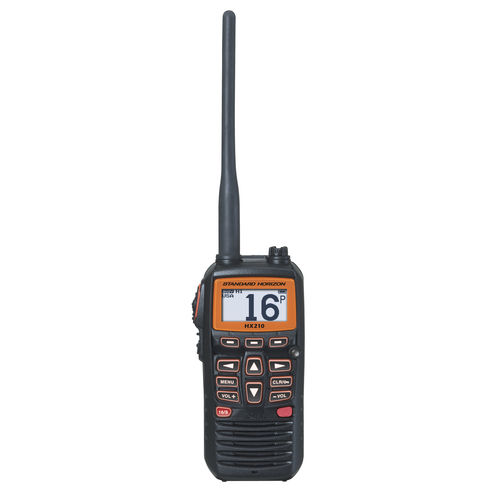 Radio pour bateau - HX210 - Standard horizon - portable / VHF / submersible