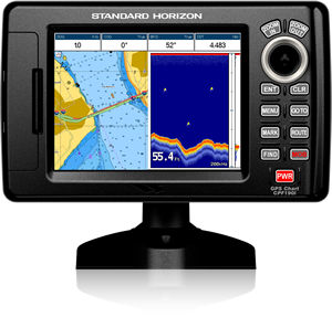 Combiné lecteur de cartes - CPF190i / CPF190iNC  - Standard horizon - sondeur de pêche / AIS / GPS