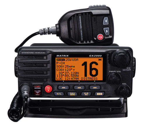 Radio marine - MATRIX GX 2000 - Standard horizon - fixe / VHF / submersible