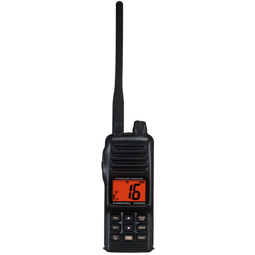 Radio pour bateau - HX 280S - Standard horizon - portable / VHF / submersible