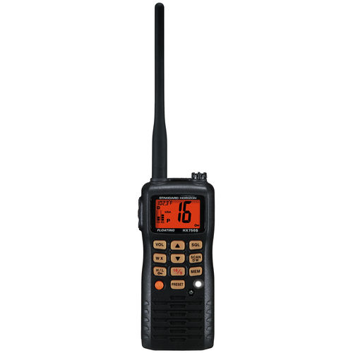 Radio pour bateau - HX750S - Standard horizon - portable / VHF / flottante