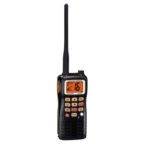Radio pour bateau - HX751  - Standard horizon - portable / VHF / submersible