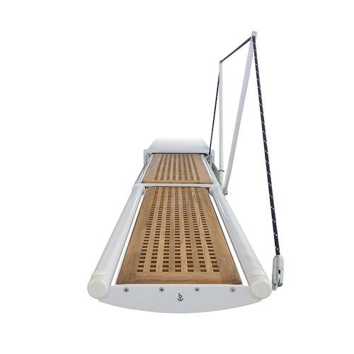 Passerelle pour bateau - PI 374 ONDA - Besenzoni SpA - pour yacht / pour voilier / télescopique