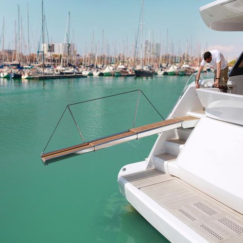 Passerelle pour yacht - PI 395 - Besenzoni SpA - télescopique / escamotable / télécommandée