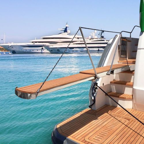 Passerelle pour bateau - PI 692 YOUNG - Besenzoni SpA - pour voilier / télescopique / escamotable