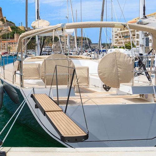 Passerelle pour bateau - PI 461 MISS - Besenzoni SpA - pour yacht / pour voilier / télescopique
