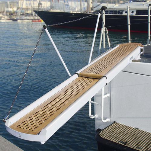 Passerelle pour yacht - PI 489 TURNING ERA - Besenzoni SpA - télescopique / pivotante / multifonction
