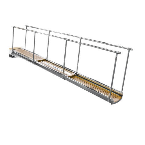 Passerelle pour yacht - PI 491 TURNING EVO - Besenzoni SpA - télescopique / pivotante / télécommandée