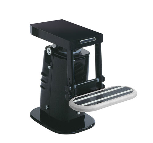 Pied pour siège pilote pour bateau - S 216 - Besenzoni SpA - électrique / en aluminium