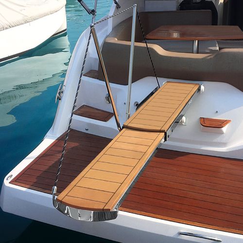 Passerelle pour bateau - PI 759 YOUNG  - Besenzoni SpA - pour yacht / télescopique / multifonction