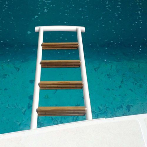 Échelle pour bateau - SM 410 - Besenzoni SpA - escamotable / de baignade / pour plate-forme