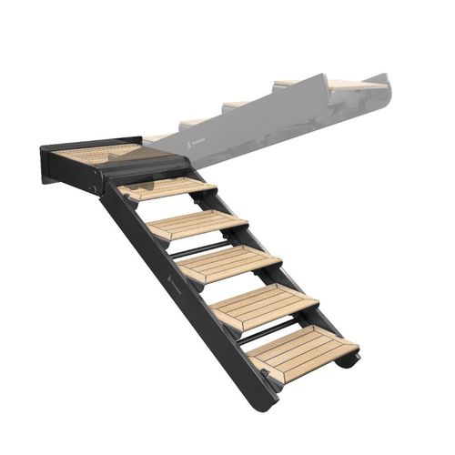 Échelle pour bateau - SP 610 - Besenzoni SpA - pour yacht / pour voilier / escamotable
