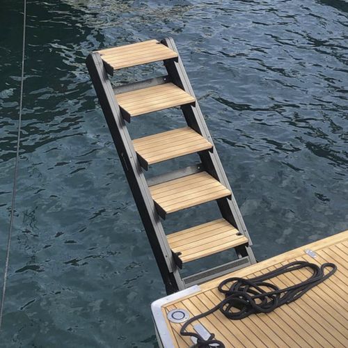 Échelle pour bateau - SPE series - Besenzoni SpA - pour yacht / escamotable / de baignade