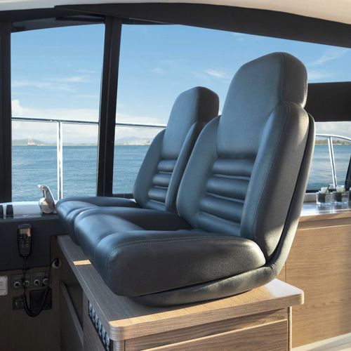 Siège pilote - P 416 F PRESIDENT FIXED - Besenzoni SpA - pour bateau / pour yacht / avec accoudoirs