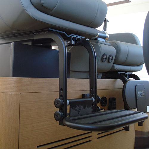 Pied pour siège pilote pour bateau - S 494 - Besenzoni SpA - ajustable / électrique / en aluminium