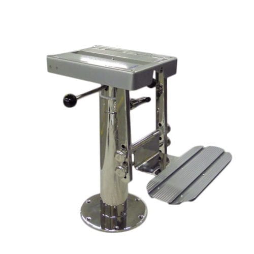 Pied pour siège pilote pour bateau - S 223 MG - Besenzoni SpA - ajustable / en inox