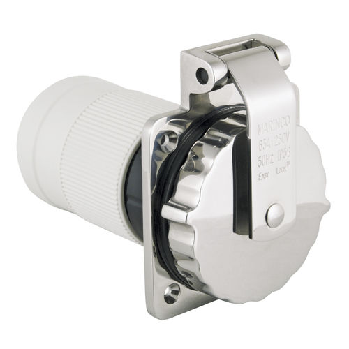 Prise électrique pour ponton - 6401EL-BX - Marinco - mâle