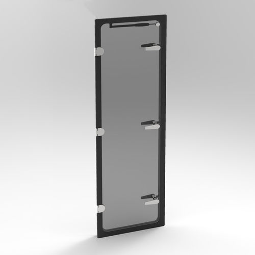 Porte pour yacht - Goiot Systems - avec charnière latérale / étanche / vitrée
