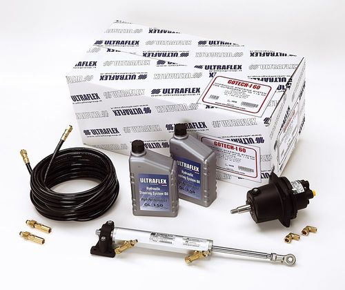 Direction pour bateau à moteur - GoTech-I - ULTRAFLEX S.P.A. - hydraulique