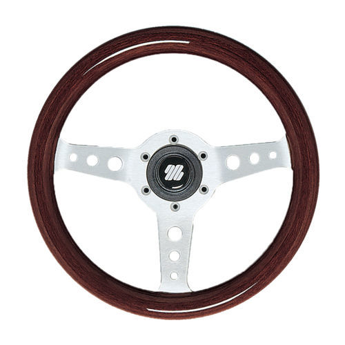 Volant en bois pour bateau à moteur - CAPRI - ULTRAFLEX S.P.A. - course / trois branches / marron