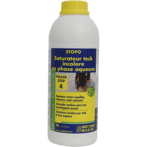Huile nourrissante - STOPO - MATT CHEM MARINE - pour bois exotique / pour bateau