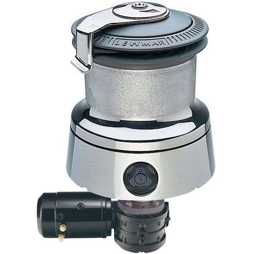 Winch self-tailing - Custom Ocean - LEWMAR - électrique / 1 vitesse / en acier inoxydable