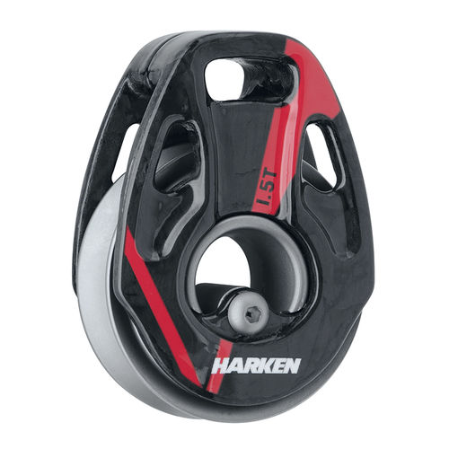 Poulie simple - 3294 - Harken - de renvoi / à roulement à rouleaux / cordage max. : 9 mm