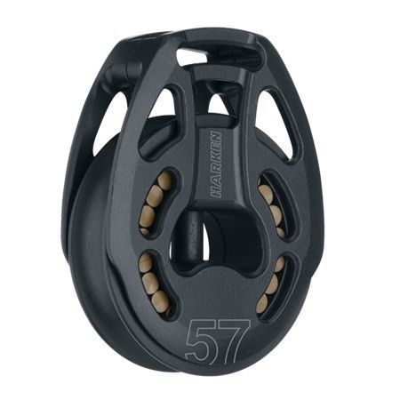 Poulie simple - 3214 - Harken - haute résistance / à fixation textile / cordage max. : 12 mm