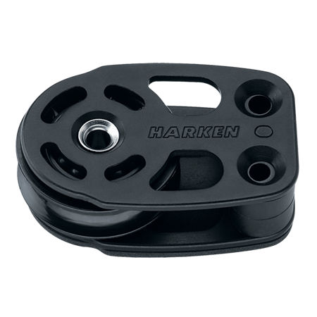 Poulie simple - 6091 - Harken - de renvoi / plat pont / à chape fixe