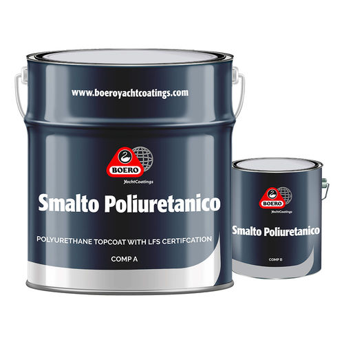 Laque pour bateau de plaisance - SMALTO POLIURETANICO - Boero YachtCoatings - en polyuréthane / topcoat / blanc