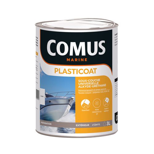 Sous-couche pour bateau - PLASTICOAT - COMUS MARINE - pour bois / pour acier / pour aluminium