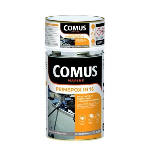 Primaire pour bateau - PRIMEPOX IN 18 - COMUS MARINE - pour bois / pour aluminium / époxy