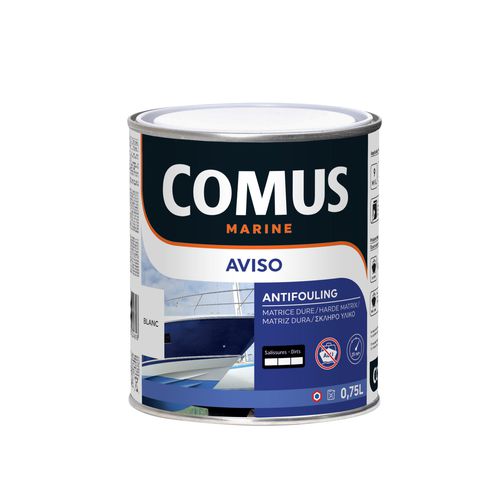Antifouling pour bateau - AVISO - COMUS MARINE - à matrice dure / fibre de verre / pour bois