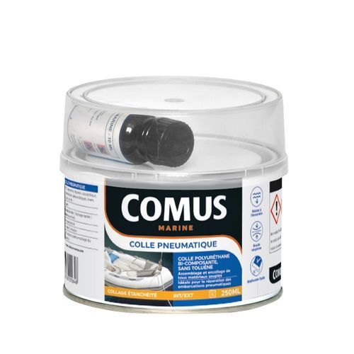 Colle bi-composant - PNEUMATIQUE - COMUS MARINE - en polyuréthane / pour plastique / pour caoutchouc