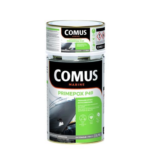 Primaire pour bateau - PRIMEPOX P49 - COMUS MARINE - pour acier / époxy / bi-composant