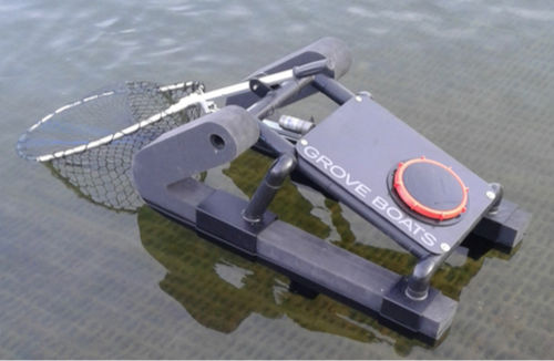Drone marin pour la collecte de déchets - Mini SeaCleaner - Aquatic Drone - Grove Boats - télécommandé / mini catamaran