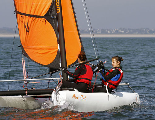 Catamaran de sport école - ACCESS 14 - ERPLAST - de loisir / double / simple trapèze