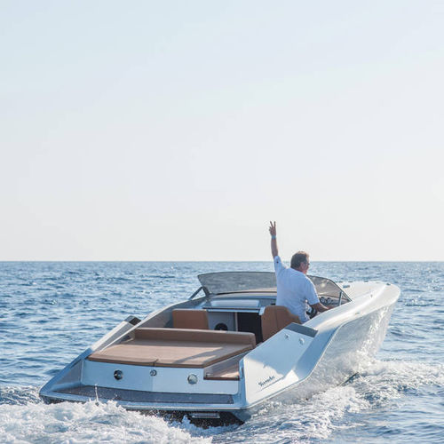 Runabout in-bord - 747 Mirage - FRAUSCHER BOOTSWERFT - à double console / open / de sport