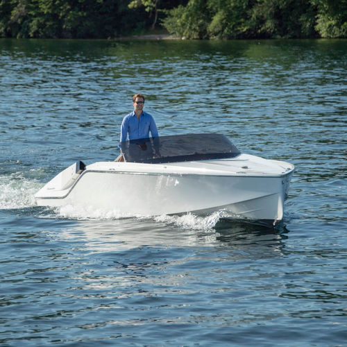 Runabout in-bord - 740 Mirage - FRAUSCHER BOOTSWERFT - électrique / à double console / bow-rider