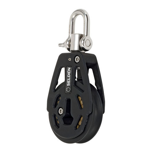 Poulie simple - 408-201-01 - SELDÉN MAST - haute résistance / à émerillon / cordage max. : 14 mm
